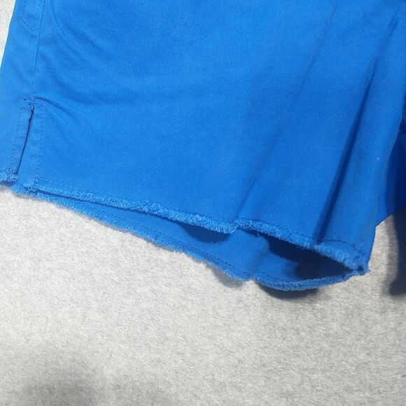 Kensie Jeans Shorts Womens 6/28 Blue Stretch Cotton Raw Cut Off Hem 4 Inseam. - Picture 2 of 6